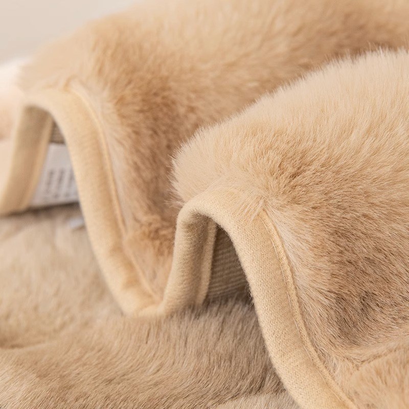 暖感兔兔绒飘窗垫窗台垫2024新款坐垫冬季毛绒主卧室阳台加厚垫子