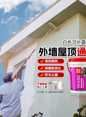 东方雨虹屋顶防水补漏材料楼顶止漏房顶天沟沥青裂缝隔热涂料白色