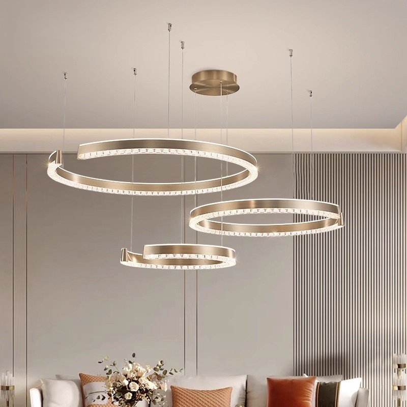 客厅吊灯轻奢意式客厅主灯新款创意设计圆环餐厅卧室房间灯具,家装灯饰光源,客厅吸顶灯,淘宝优惠券,粉丝福利购,淘宝优惠卷