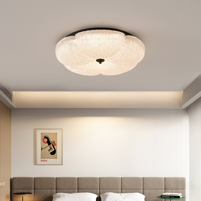 意式极简卧室灯花瓣吸顶灯轻奢高级感全光谱护眼主卧房间书房灯具,家装灯饰光源,客厅吸顶灯,淘宝优惠券,粉丝福利购,淘宝优惠卷
