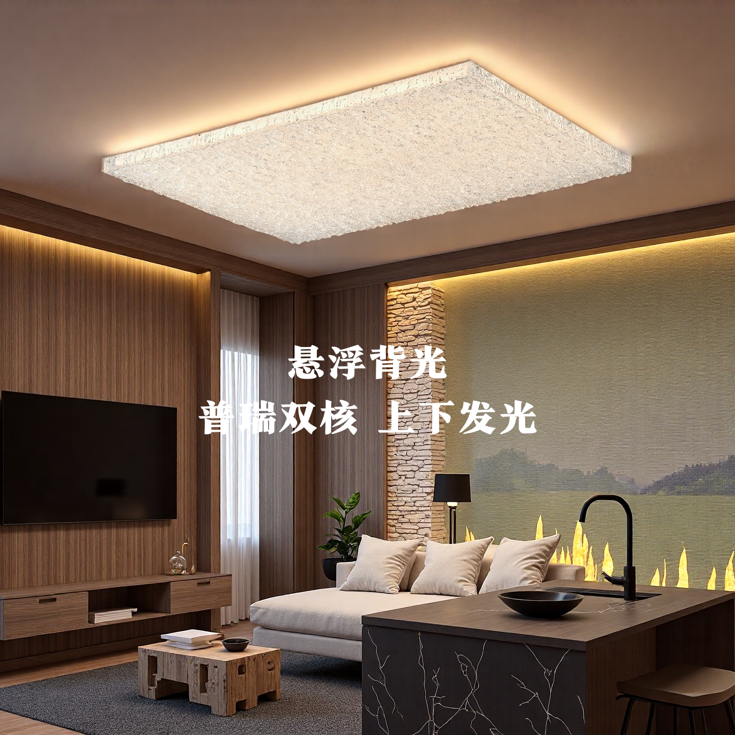客厅吸顶灯轻奢高级感图片