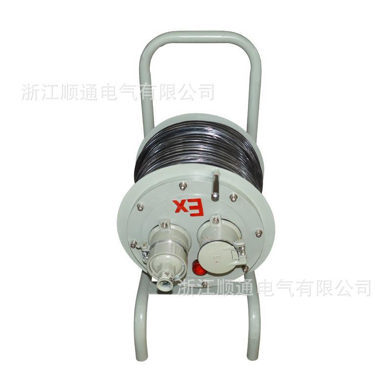 厂家防爆手提拖线盘 3*4㎡移动卷线盘 厂用托线盘30米50米线盘电