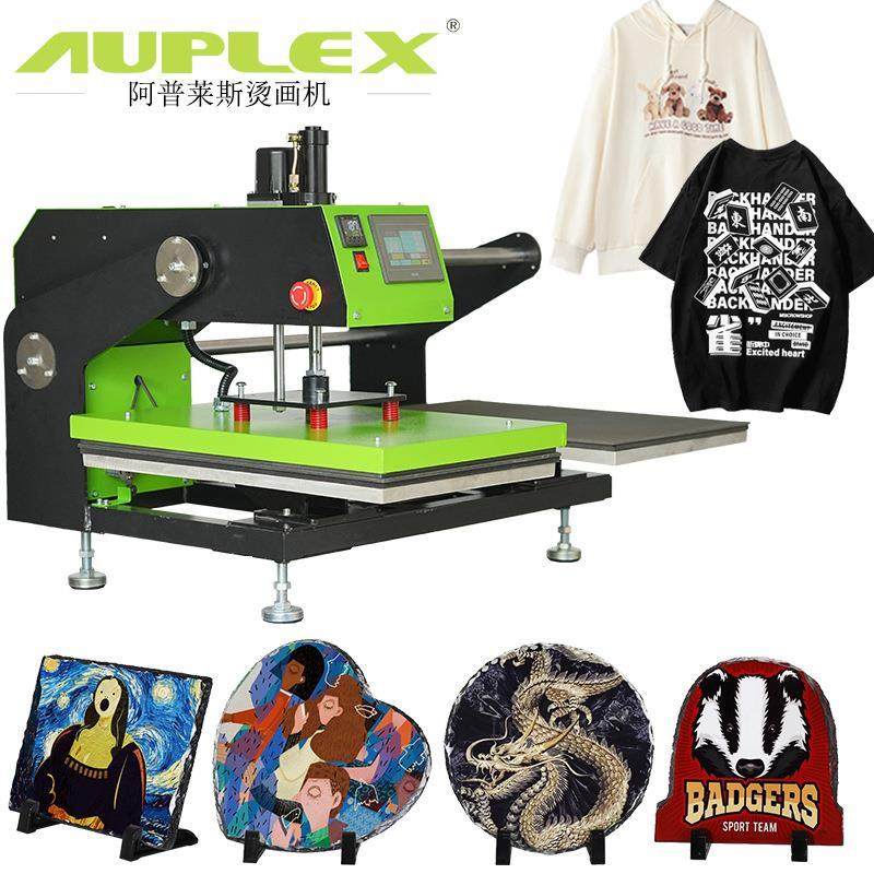 厂家automatic heat press electric 40*50电动烫画机拼图帆布袋
