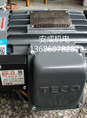 厂家TECO刹车电机TEGH90L-4 2HP 1.5KW 4P AEEF2N卧式