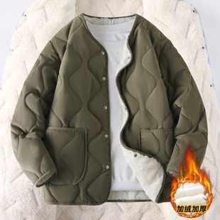 青少年加绒棉衣外套羊羔绒男初高中学生秋冬校服神器加厚保暖内胆