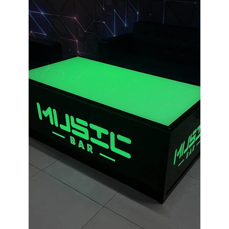 KTV茶几专用发光双层岩板大理石不锈钢钢化玻璃酒吧台简约桌子,商业/办公家具,酒吧台,淘宝优惠券,粉丝福利购,淘宝优惠卷