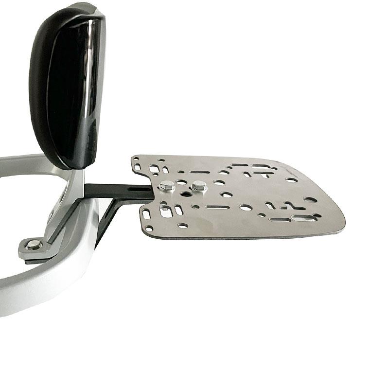 电动车货架改装支架保留后靠原厂货架加装尾箱配件无损延长载物