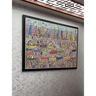 雷诺阿3000件立体悬置拼图框架创意4000件拼图框架6000件