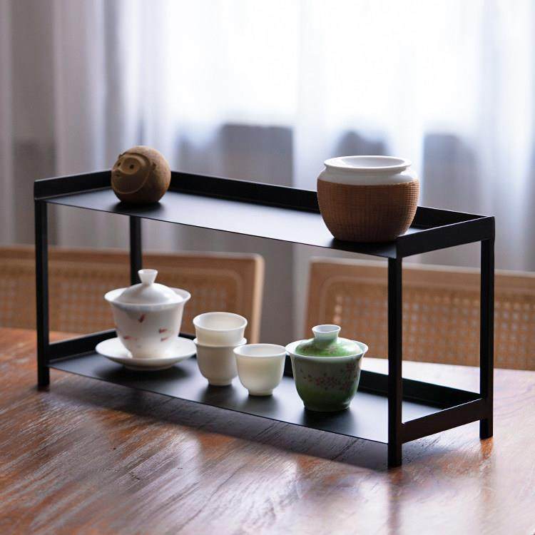 铁艺双层壶架茶具收纳架博古架紫砂壶摆放架茶壶茶杯架茶棚置物架,餐饮具,茶道/零配,淘宝优惠券,粉丝福利购,淘宝优惠卷