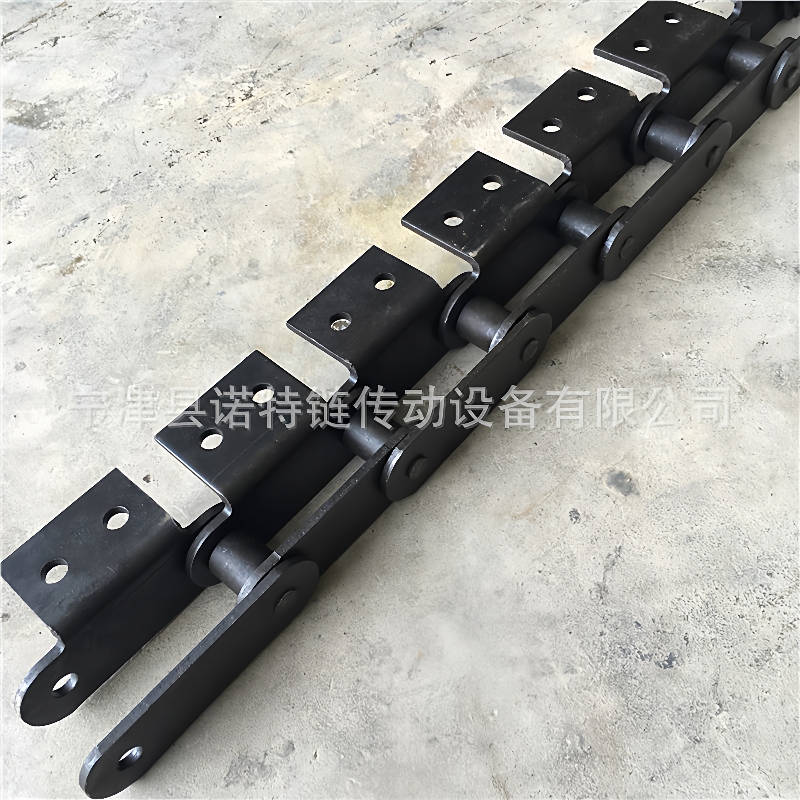 工业传动链条碳钢弯板链条割草机输送链条非标异形链条双节距链条