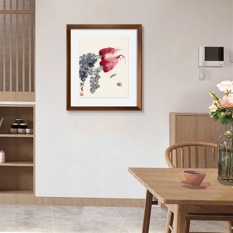 (可惜无声)花鸟新中式客厅书房卧室餐厅装饰挂画 电表箱挂画