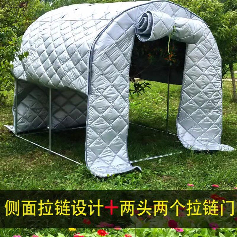保温棉被冬季楼顶大棚小花拱棚暖房庭院保暖蔬菜过冬保暖温室家用