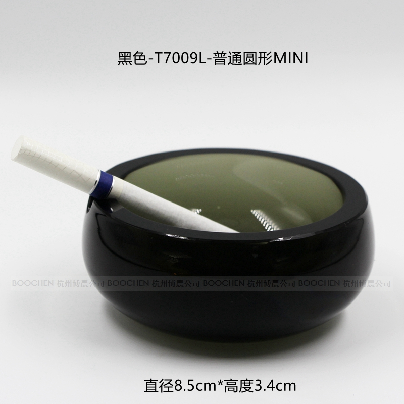 包邮手工吹制欧式酒店水晶玻璃一人烟灰缸创意个性办公室时尚烟盅