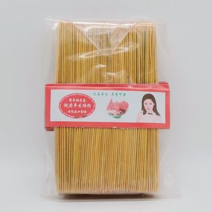 丰顺竹制牙签一次性家用双头尖10小包装 家用酒楼饭店苗竹水果叉