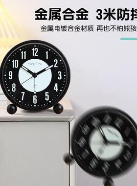 夜光小闹钟初中生专用电子神器学生用充电款摆台式时钟表2025新款