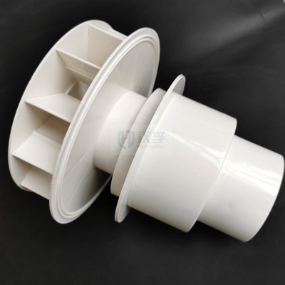 87型虹吸式雨水斗PVC排水管配件塑料落水管件天台侧墙雨水斗地漏