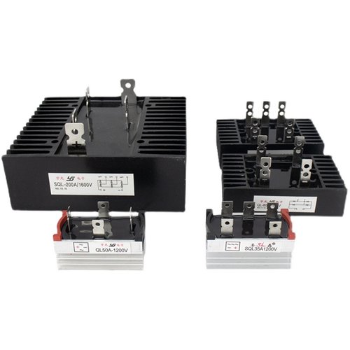 柴油发电机配件单相三相50A-1200V SQLF50A整流器QLF50A整流桥组