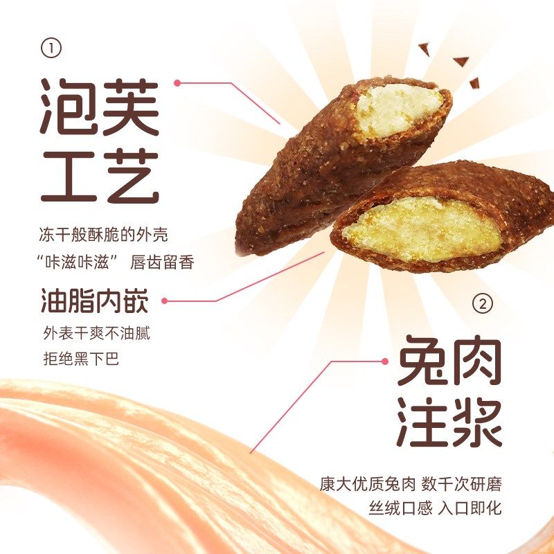 #梅林精选#猫爸爸的厨房泡芙猫粮鲜肉注浆工艺兔肉乳鸽营养成幼猫,宠物/宠物食品及用品,猫全价风干/烘焙粮,淘宝优惠券,粉丝福利购,淘宝优惠卷