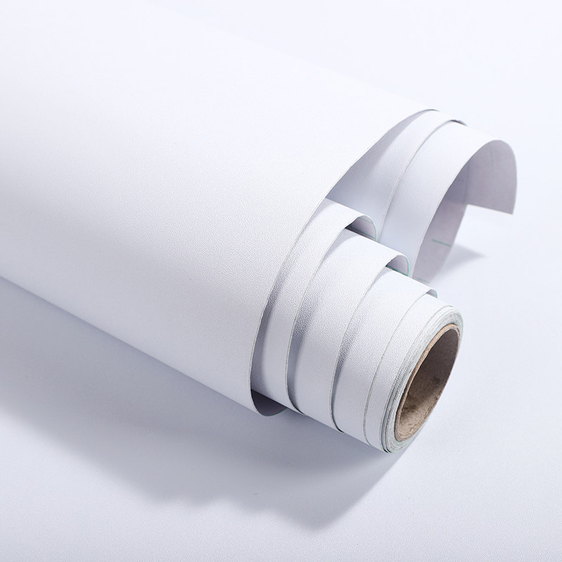 墙纸自粘PVC防水磨砂墙贴纯白白色即时贴橱柜翻新贴纸自粘桌家具,家居饰品,软装墙贴,淘宝优惠券,粉丝福利购,淘宝优惠卷