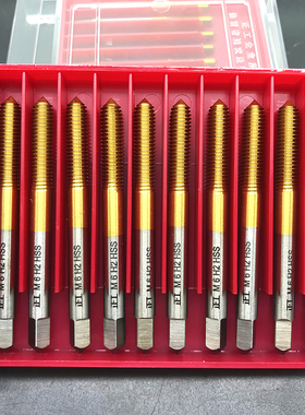 正工全磨镀钛挤压丝锥 涂钛挤牙丝攻M2/3/4/5/6/8/10/12 10支包邮