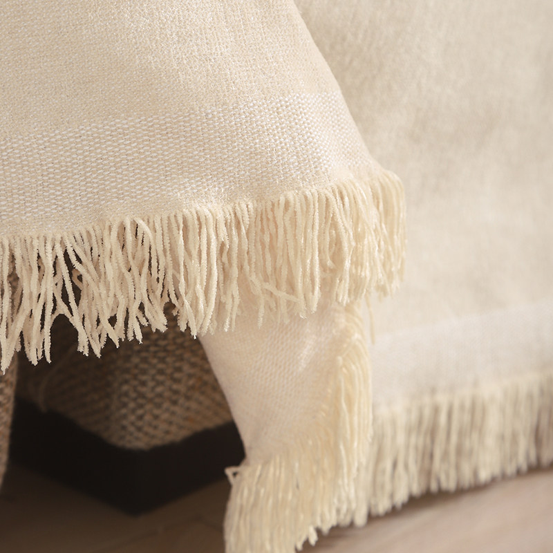 奶油风沙发盖布全盖沙发垫四季通用万能套罩防滑垫子夏季靠背盖巾