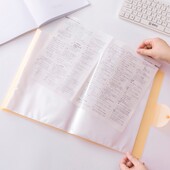 横式 试卷夹a3图纸文件夹8k横向插页多层透明资料册画册夹收纳奖状