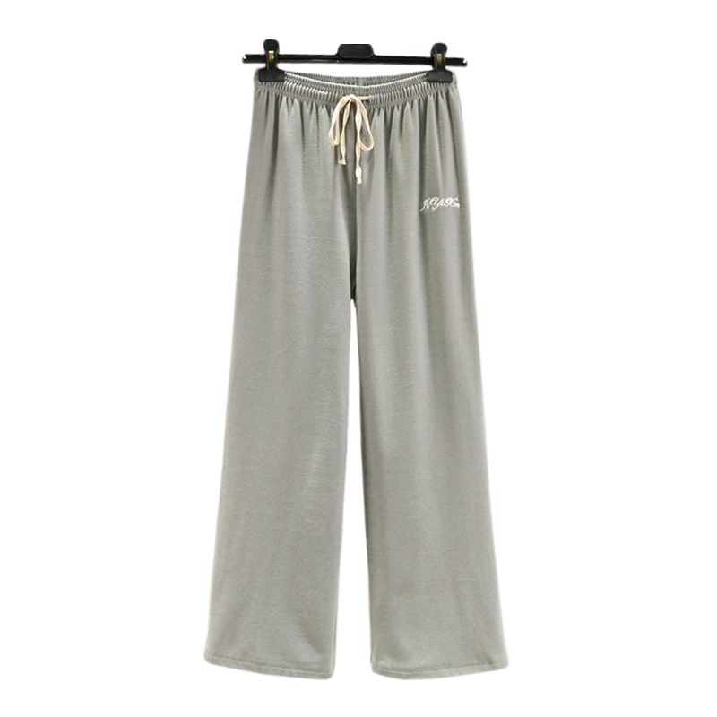 秋冬德绒阔腿裤女高腰宽松直筒长裤百搭大码休闲裤磨毛加厚家居裤,女装/女士精品,休闲裤,淘宝优惠券,粉丝福利购,淘宝优惠卷