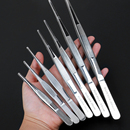 加厚不锈钢弯头镊子防静电细尖直头夹子维修工具套装 鱼缸水草清洁