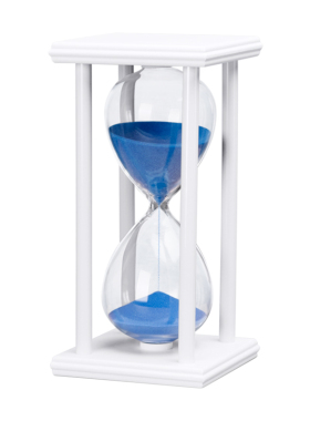 新品四柱木沙漏计时器简约创意办公居家摆件礼物30半小时间60分钟