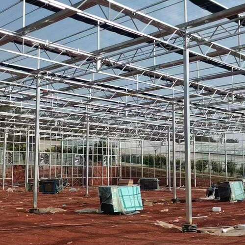 连栋温室大棚蔬菜水果花卉暖棚养植栽培钢架农业遮阳遮阴大棚安装