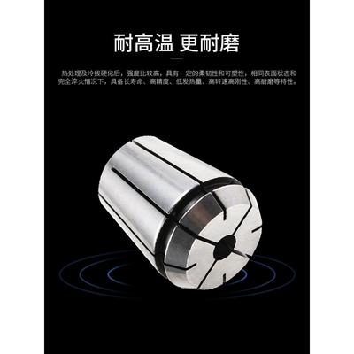 ERG刚性攻丝夹头16/20/25/32丝锥锁嘴筒夹攻牙刀柄使用丝锥夹套