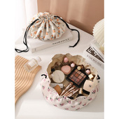 懒人化妆包2025热卖 便携式 精致高级感女旅行外出护肤品收纳包防水