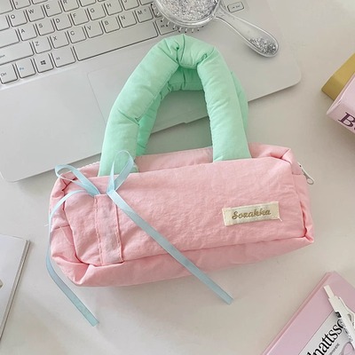 ins潮流撞色化妆包女小型收纳包