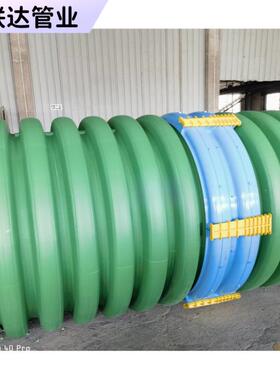 纳米改性MUHDPE合金管FRPP塑合金双壁波纹管联塑日丰mpve波纹管