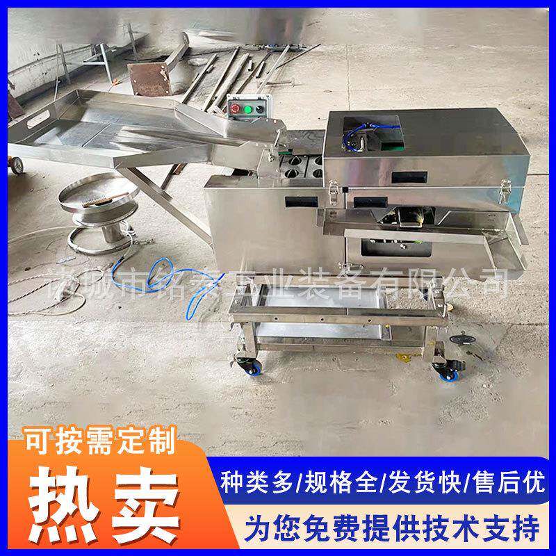 双排蛋清蛋黄分离机烘焙不锈钢打蛋机商用多功能磕蛋敲蛋机