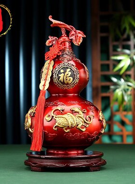 优选威弗列德铜八卦葫芦摆件四神兽葫芦空心开盖玄关办公乔迁开业