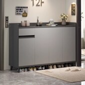 大容量多层收纳柜一体靠墙鞋 爆款 架 柜家用门口室内2025新款 楼道鞋