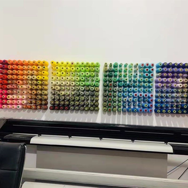 缝纫线架 实木洞洞板宝塔线弹力线鱼线桌面放线架子收纳置物架