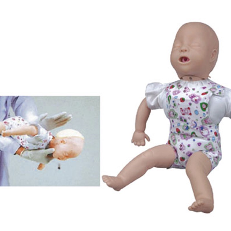 高级婴儿气道梗塞模型小儿气道梗阻心肺复苏及CPR训练医学模型