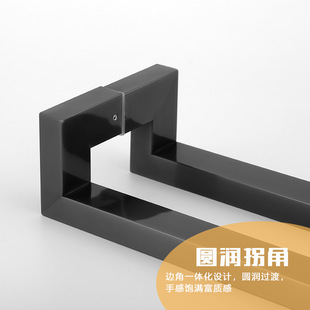 孔距575/775/975/1.175/1.460不锈钢双弯拉手 玻璃实木推拉门把手