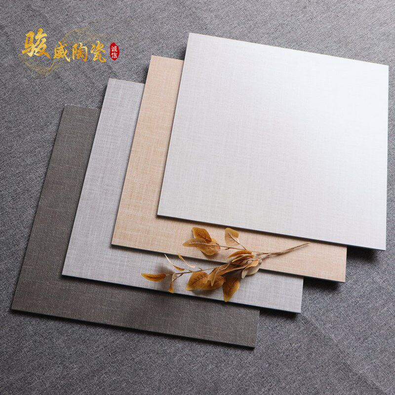 灰色布纹瓷砖600X600 客厅卧室条纹地毯砖餐厅酒店民宿仿古地板砖