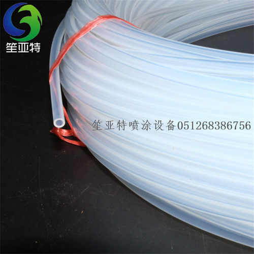 铁氟龙油漆涂料油墨胶水管6*8透明涂料管FEP耐高温耐压腐蚀喷漆管