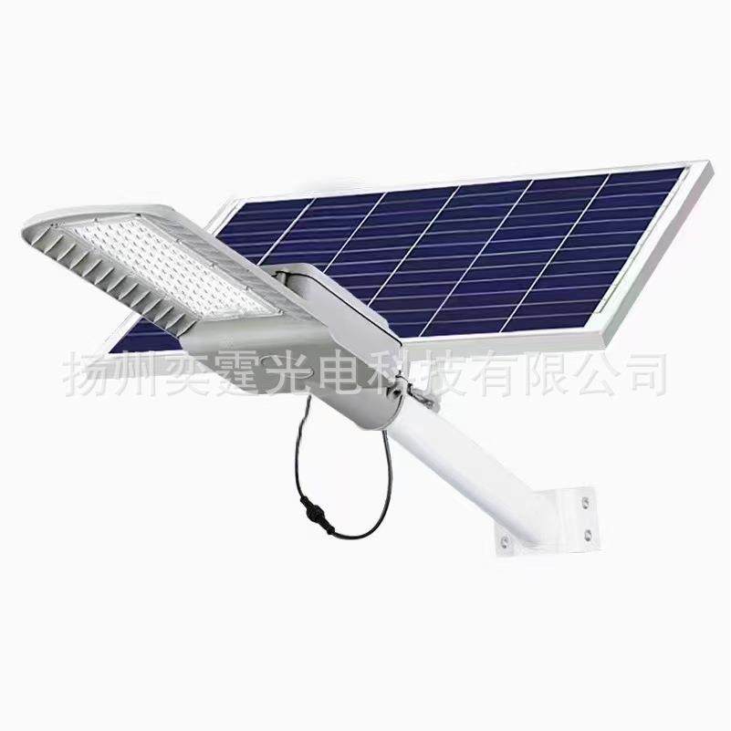 太阳能LED路灯3.2V60W抱箍型新农村高亮大功率户外防雨路灯厂家