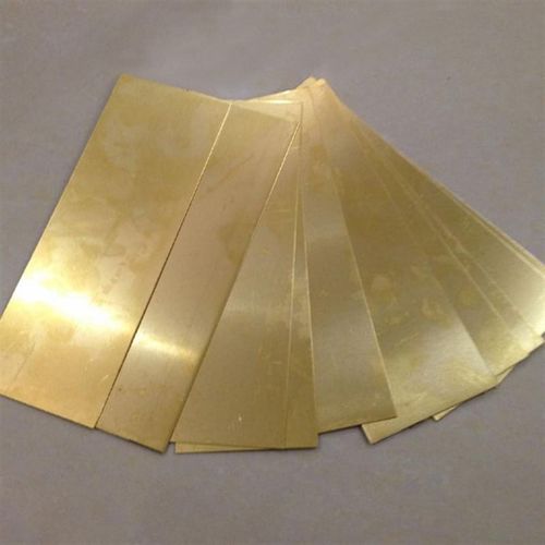 h62h65黄铜板加工定制2mm黄铜片黄铜带黄铜皮软半硬全硬0.2 0.5mm