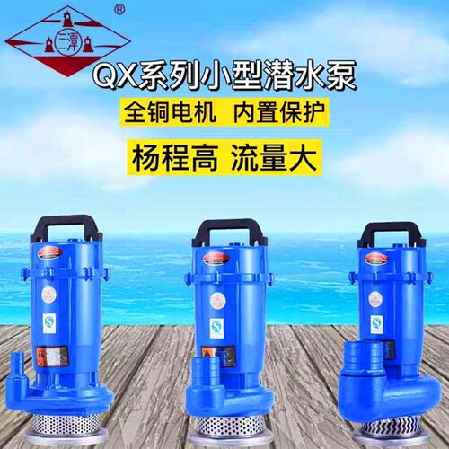 杭州西湖家用220水泵  井用抽水机灌溉喷泉潜水泵高扬程农用污泵
