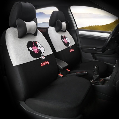 优选电动车四轮代步车座套 全包布艺 四季通用 小型车座椅套