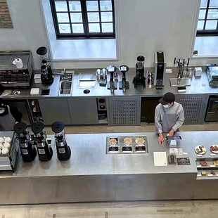 优选晅耀咖啡店设备全套饮品店水吧台商用机器奶茶店操作台奶茶机