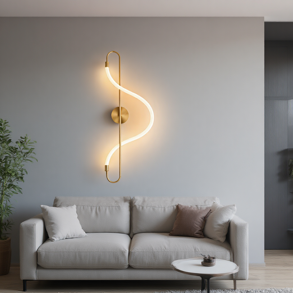 现代艺术曲线LED壁灯铁艺硅胶白金色 客厅卧室背景墙装饰壁灯,办公设备/耗材/相关服务,其它,淘宝优惠券,粉丝福利购,淘宝优惠卷