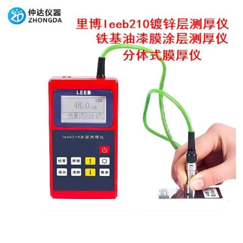 仲达leeb210镀锌层测厚仪铁基油漆膜涂层测厚仪分体式膜厚仪