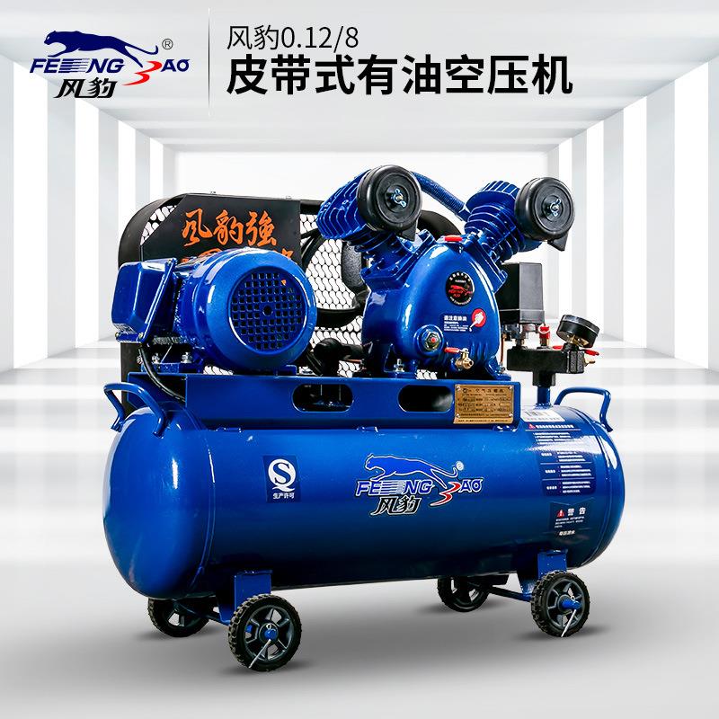 风豹0.12-81.5KW铜线电机木工喷漆气泵小型皮带式气泵空压机